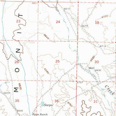 United States Geological Survey Dianas Punch Bowl, NV (1960, 62500-Scale) digital map