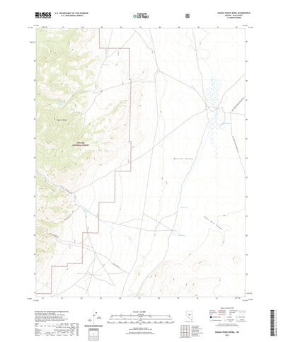 United States Geological Survey Dianas Punch Bowl, NV (2021, 24000-Scale) digital map