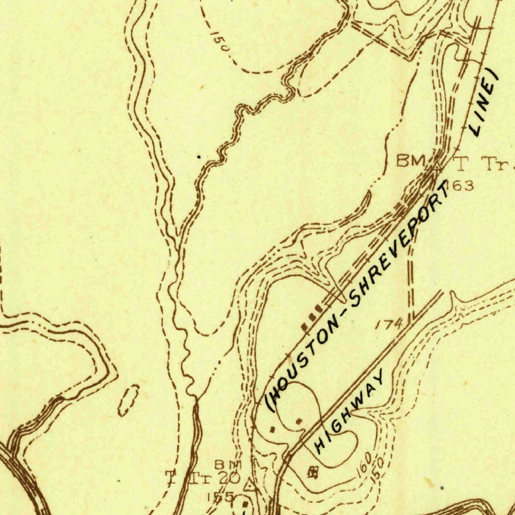 Diboll, TX (1927, 24000Scale) Map by United States Geological Survey