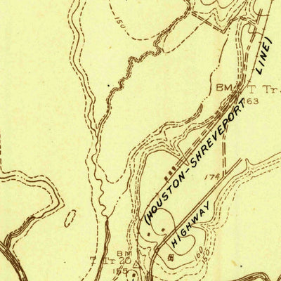 United States Geological Survey Diboll, TX (1927, 24000-Scale) digital map