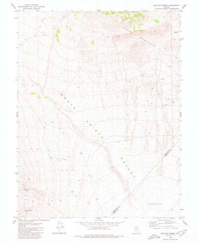 United States Geological Survey Dicalite Summit, NV (1980, 24000-Scale) digital map