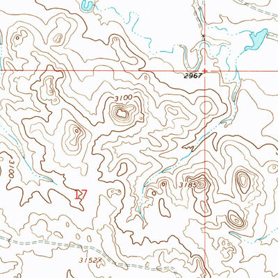 United States Geological Survey Dice Dam, MT (1965, 24000-Scale) digital map