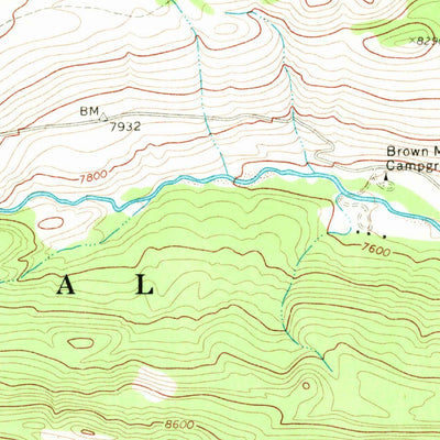 United States Geological Survey Dick Creek Lakes, WY (1969, 24000-Scale) digital map