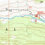 United States Geological Survey Dick Creek Lakes, WY (1991, 24000-Scale) digital map