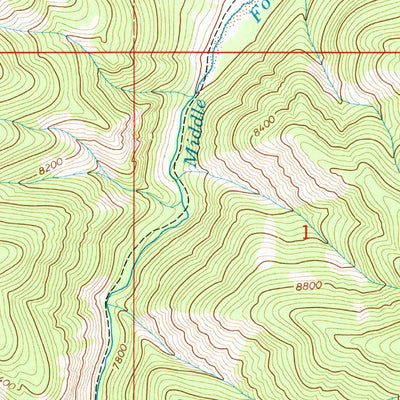 United States Geological Survey Dick Creek Lakes, WY (1991, 24000-Scale) digital map