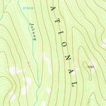 United States Geological Survey Dick Creek, MT-ID (1964, 24000-Scale) digital map