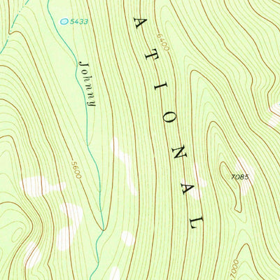 United States Geological Survey Dick Creek, MT-ID (1964, 24000-Scale) digital map