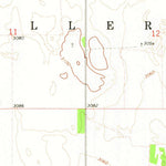 United States Geological Survey Dickens NE, NE (1970, 24000-Scale) digital map