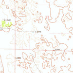 United States Geological Survey Dickens NW, NE (1970, 24000-Scale) digital map