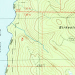 United States Geological Survey Dickey Lake, WA (1984, 24000-Scale) digital map