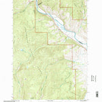 United States Geological Survey Dickie Hills, MT (1997, 24000-Scale) digital map