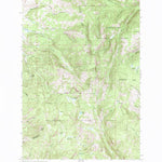 United States Geological Survey Dickie Peak, MT (1961, 24000-Scale) digital map
