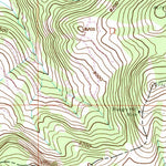 United States Geological Survey Dickie Peak, MT (1961, 24000-Scale) digital map
