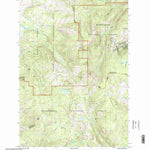 United States Geological Survey Dickie Peak, MT (1997, 24000-Scale) digital map