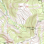 United States Geological Survey Dickie Peak, MT (1997, 24000-Scale) digital map