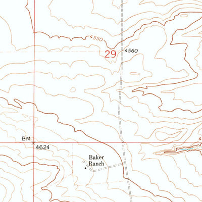 United States Geological Survey Dickinson Hill, WY (1963, 24000-Scale) digital map
