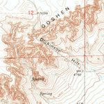 United States Geological Survey Dickinson Hill, WY (1963, 24000-Scale) digital map
