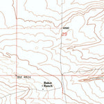 United States Geological Survey Dickinson Hill, WY (1990, 24000-Scale) digital map