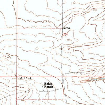 United States Geological Survey Dickinson Hill, WY (1990, 24000-Scale) digital map
