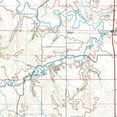 United States Geological Survey Dickinson, ND (1981, 100000-Scale) digital map