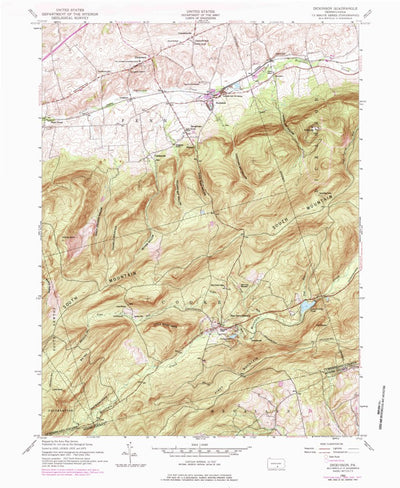 United States Geological Survey Dickinson, PA (1952, 24000-Scale) digital map