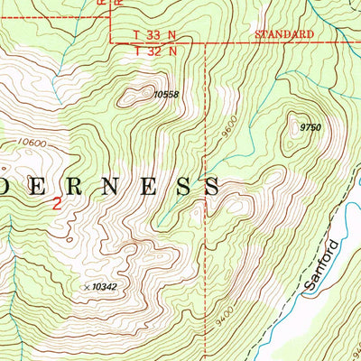 United States Geological Survey Dickinson Park, WY (1991, 24000-Scale) digital map