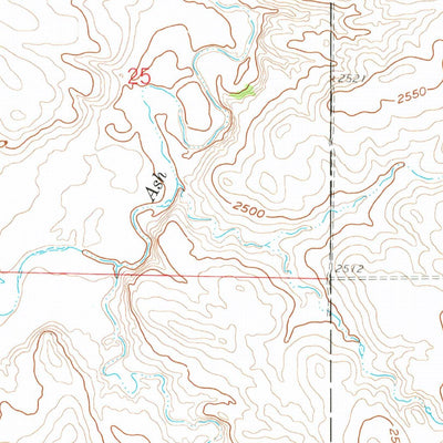 United States Geological Survey Dickinson South, ND (1959, 24000-Scale) digital map