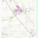 United States Geological Survey Dickinson, TX (1955, 24000-Scale) digital map