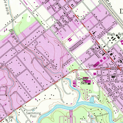 United States Geological Survey Dickinson, TX (1955, 24000-Scale) digital map