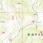 United States Geological Survey Dicks Peak, CO (1994, 24000-Scale) digital map