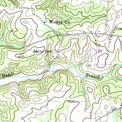 United States Geological Survey Dickson, TN (1953, 24000-Scale) digital map