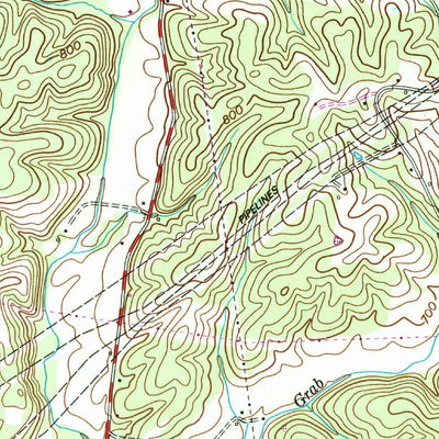 United States Geological Survey Dickson, TN (1953, 24000-Scale) digital map