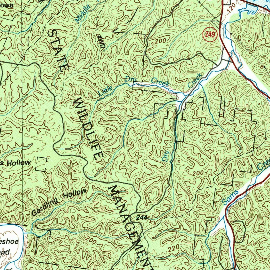 Dickson, TN (1985, 100000-Scale) Map by United States Geological Survey ...