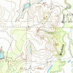 United States Geological Survey Dickworsham, TX (1984, 24000-Scale) digital map