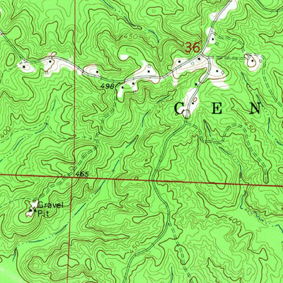 United States Geological Survey Dierks, AR (1966, 24000-Scale) digital map