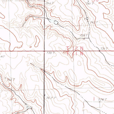 United States Geological Survey Diermier Ranch, SD (1982, 24000-Scale) digital map
