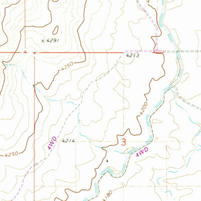 United States Geological Survey Dietrich Butte, ID (1971, 24000-Scale) digital map