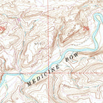 United States Geological Survey Difficulty, WY (1961, 24000-Scale) digital map
