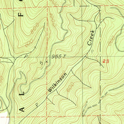United States Geological Survey Digger Mountain, OR (1984, 24000-Scale) digital map