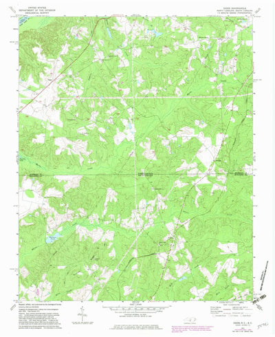 United States Geological Survey Diggs, NC-SC (1971, 24000-Scale) digital map