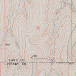 United States Geological Survey Dighton SE, KS (1974, 24000-Scale) digital map