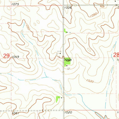 United States Geological Survey Dike, IA (1971, 24000-Scale) digital map