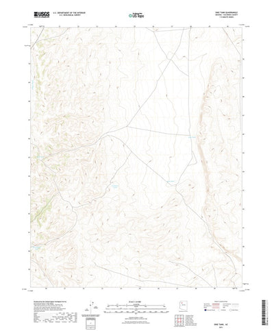 United States Geological Survey Dike Tank, AZ (2021, 24000-Scale) digital map