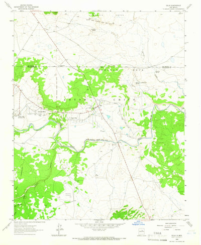 United States Geological Survey Dilia, NM (1963, 24000-Scale) digital map