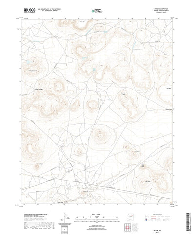 United States Geological Survey Dilkon, AZ (2021, 24000-Scale) digital map