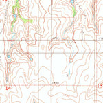 United States Geological Survey Dill City NE, OK (1983, 24000-Scale) digital map