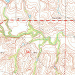 United States Geological Survey Dill City NE, OK (1983, 24000-Scale) digital map