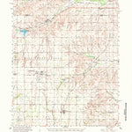 United States Geological Survey Dill City, OK (1957, 62500-Scale) digital map
