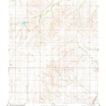 United States Geological Survey Dill City SE, OK (1983, 24000-Scale) digital map