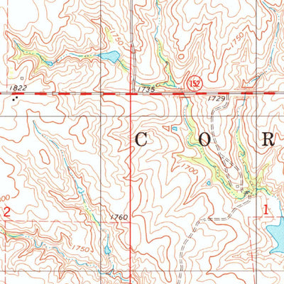United States Geological Survey Dill City SE, OK (1983, 24000-Scale) digital map